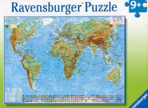 Opakowanie Puzzle XXL 300 Polityczna mapa świata