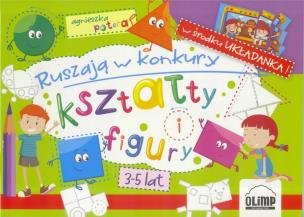 Okładka książki Ruszają w konkury - kształty i figury 3-5 lat