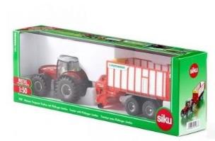 Opakowanie Siku Farmer - Traktor Massey-Ferguson z przyczepą2