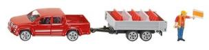 Opakowanie Siku Super - Pick-up z przyczepą