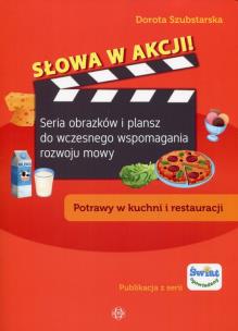 Okładka książki Słowa w akcji Potrawy w kuchni i restauracji