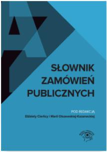 Okładka książki Słownik zamówień publicznych