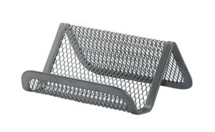 Opakowanie Stojak na wizytówki Q-Connect metalowy srebrny