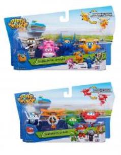 Opakowanie Super Wings 4-pak figurek transform. - 2 rodzaje