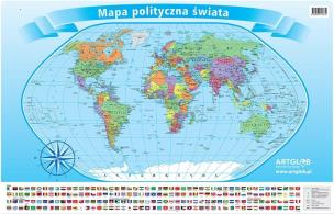 Opakowanie Świat Polityczny podkładka na biurko i pod mysz dla dzieci