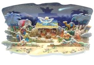 Okładka książki Szopka Bożonarodzeniowa Lux 200 x 70 rozkładana