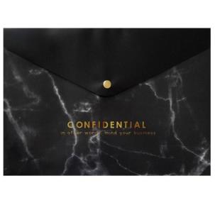 Opakowanie Teczka A4 Czarny marmur INCOOD