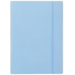 Opakowanie Teczka z gumką A4 niebieska w kratę