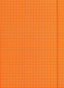 Opakowanie Teczka z gumką A4 pomarańczowa w kratę