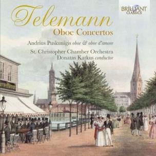 Okładka książki TELEMANN OBOE CONCERTOS