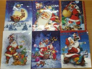 Opakowanie Torebka ozdobna laminowana Boże Narodz. PL-2 mix