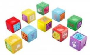 Opakowanie Ucz się i śmiej. Klocki pierwsze słówka liczby