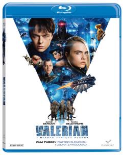 Okładka książki Valerian i miasto tysiąca planet Blu Ray/ Kino Świat
