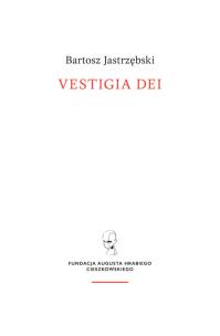 Okładka książki Vestigia Dei