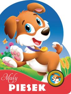 Okładka książki Wesoły piesek Książeczka z przyciskiem dźwiękowym