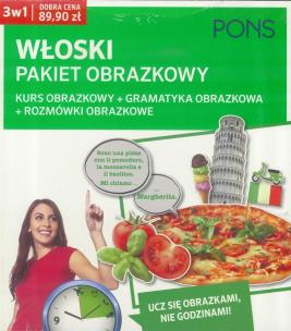 Okładka książki Włoski pakiet obrazkowy 3w1