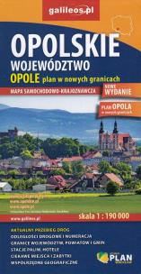 Okładka książki Województwo Opolskie Opole mapa 1:190 000 / 1:22 500