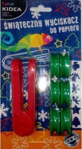 Opakowanie Wyciskacz do papieru 6szt Świąteczny