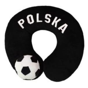 Opakowanie Zagłówek czarny Football