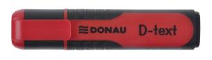 Opakowanie Zakreślacz fluorescencyjny Donau D-text czerwony