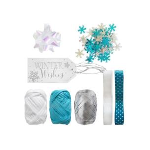 Opakowanie Zestaw do pakowania prezentów niebieski