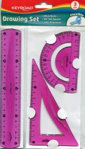 Opakowanie Zestaw geometryczny Keyroad 3 częściowy