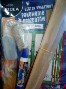 Opakowanie Zestaw kreatywny - pakowanie prezentów