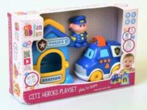 Opakowanie Zestaw samochód policyjny BAM BAM