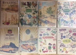 Okładka książki Zeszyt A5 w kratkę 36 kartek