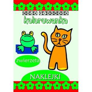Okładka książki Zwierzęta Moja pierwsza kolorowanka