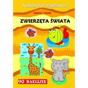 Opakowanie Zwierzęta świata Naklejkowe szaleństwo