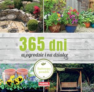 Okładka książki 365 dni w ogrodzie i na działce