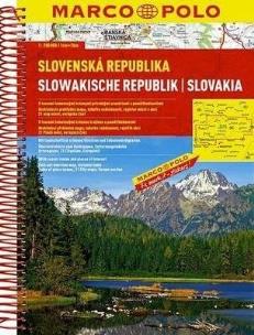 Okładka książki Atlas Słowacja 1:200 000 MARCO POLO