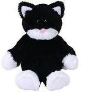 Opakowanie Attic Treasures Bessie - czarno-biały kot 15 cm