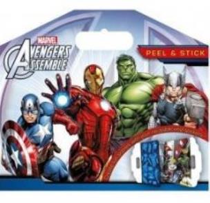 Opakowanie Avengers. Kreatywne strony + naklejki