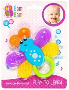 Opakowanie Bam bam grzechotka motyl