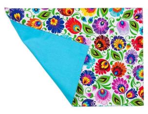 Opakowanie Bawełniana podkładka na stół łowicka biała FOLKSTA