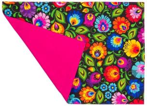 Opakowanie Bawełniana podkładka na stół łowicka czarna