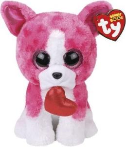 Opakowanie Beanie Boos Romeo - różowy pies 24cm