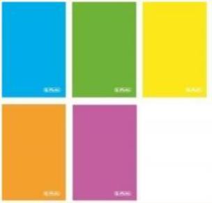 Okładka książki Brulion B7 kratka 144 Color Blocking