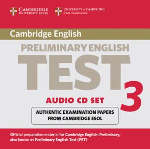 Opakowanie Cambridge Preliminary English Test 3 Audio CD Set