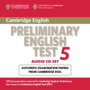 Opakowanie Cambridge Preliminary English Test 5 Audio CD Set