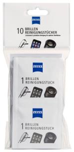 Opakowanie Chusteczki do czyszczenia okularów 10 sztuk