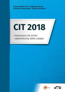 Opakowanie CIT 2018 komentarz do zmian