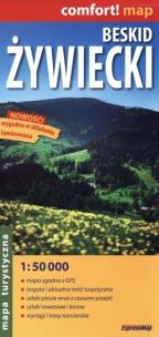 Okładka książki Comfort!map Beskid Żywiecki 1:50 000 mapa w.2018