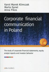 Okładka książki Corporate financial communication in Poland