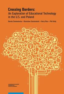 Okładka książki Crossing Borders: An Exploration of Educational Technology in the U.S. and Poland