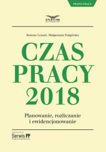 Okładka książki Czas Pracy w 2018 r