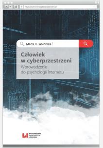 Okładka książki Człowiek w cyberprzestrzeni