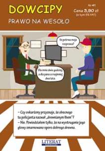 Okładka książki Dowcipy Nr 41 Prawo na wesoło